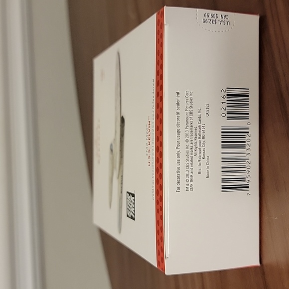 Hallmark Keepsake Ornament Star Trek U.S.S. Kelvin 2013 Magic Light - Picture 12 of 14